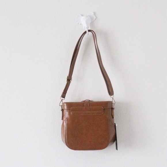 NWT IMPERFECT Pink Haley Vegan Leather Crossbody Bag - Picture 4 of 7